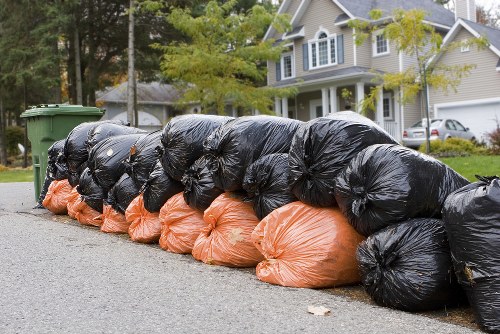 Eco-friendly disposal methods in flat clearance